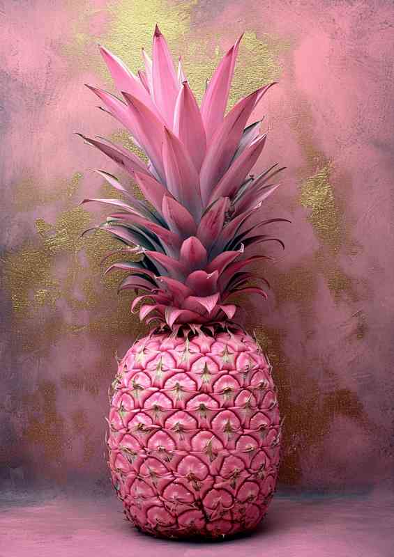 The pink pineapple art