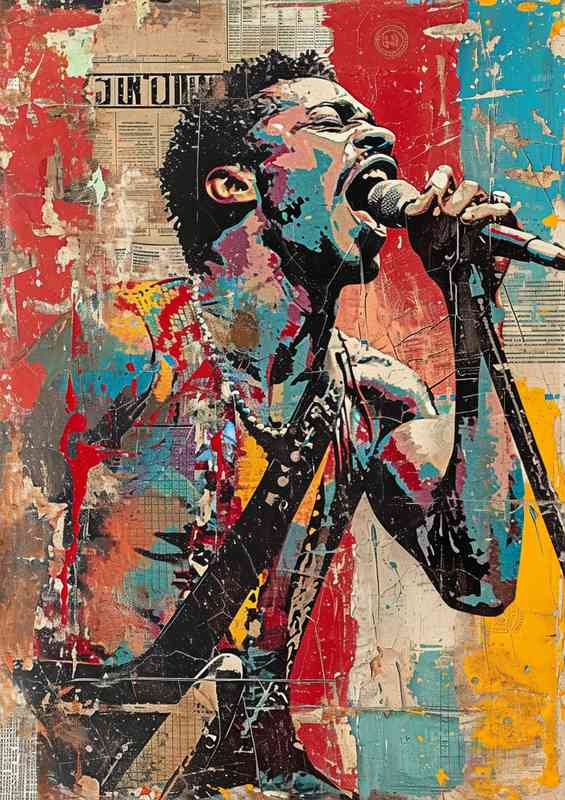 We will rock you poster art by chris brown