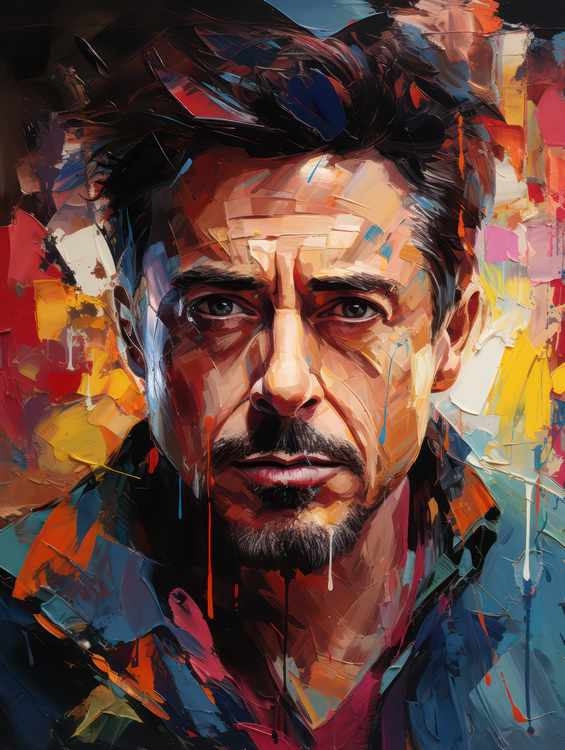 Robert Downey Jr Very colourful