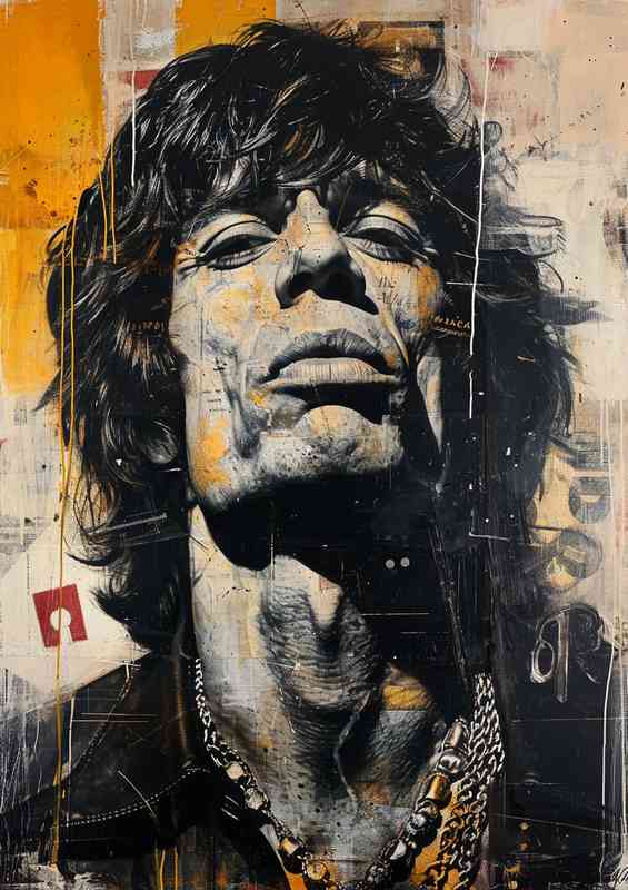 street art graffiti rolling stones style