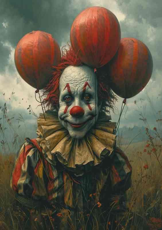 the crazy clowns with the red baloons