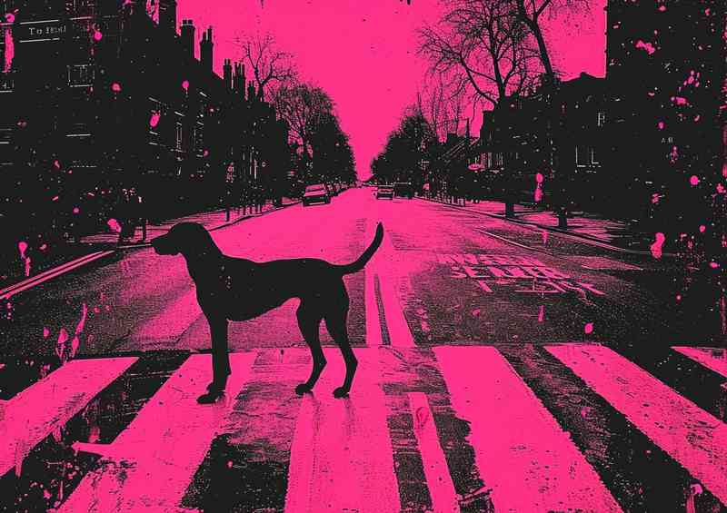 Abby road dog walking