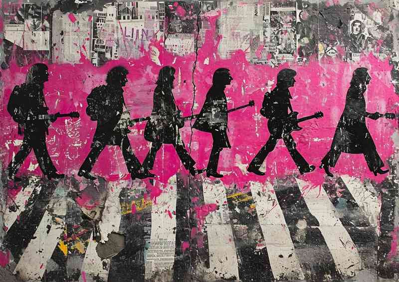 Abby road new street art