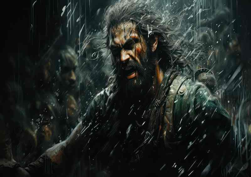 Viking Warfare Tactics fighting in rain
