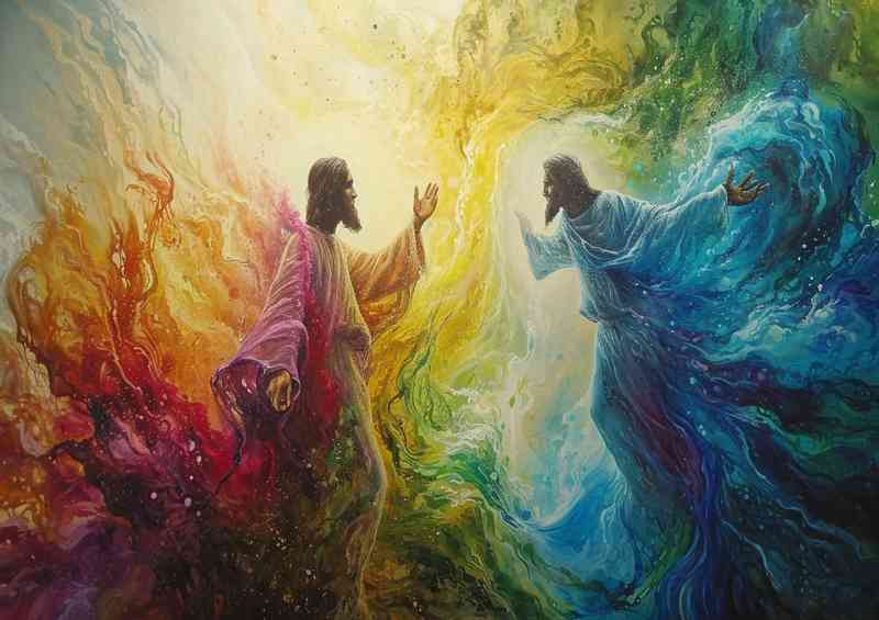 Creation of life and colour