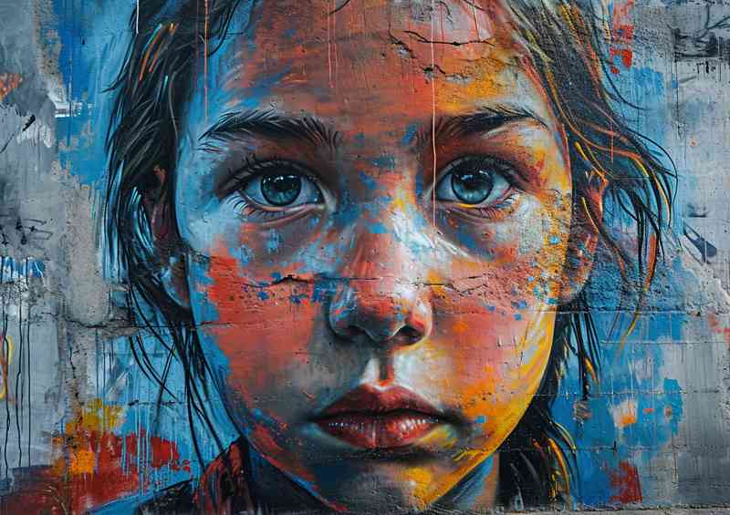 Graffiti street murals wall art