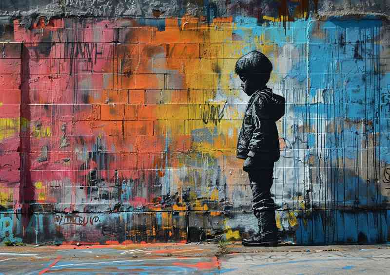Graffiti wall the lost boy