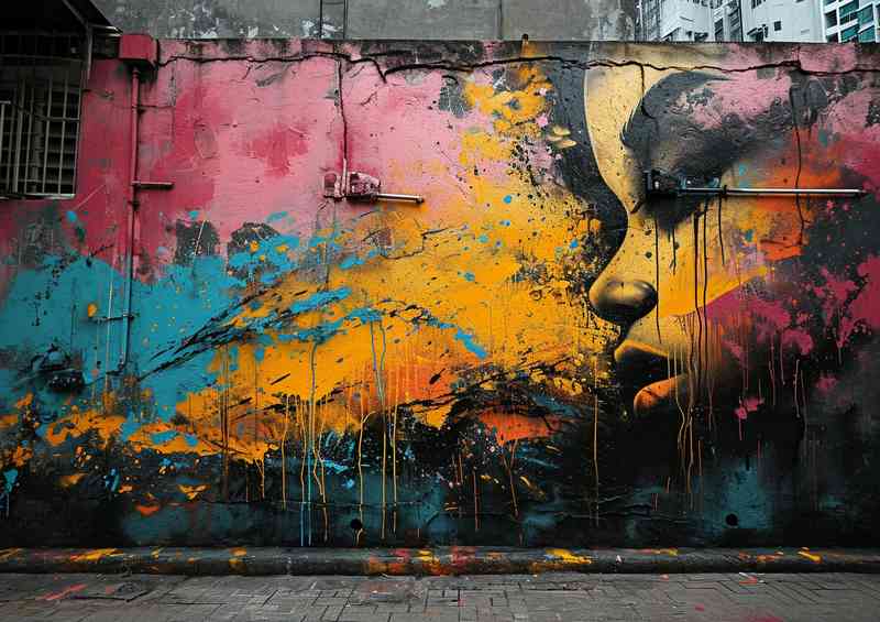 Grafiti walled street art