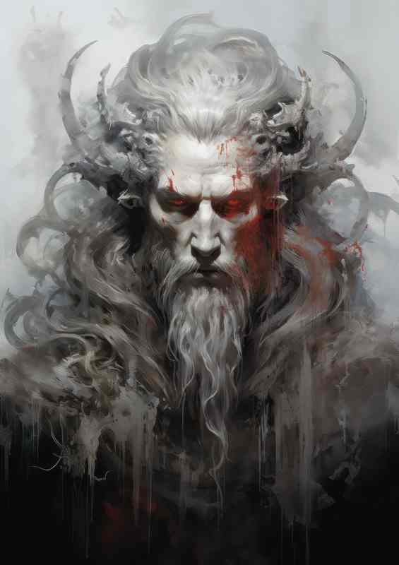 Symbol of Odin and Viking Warriors