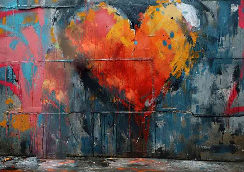 Love is all is alright graffiti