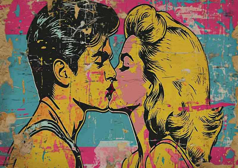 Love is all we need pop art graffiti