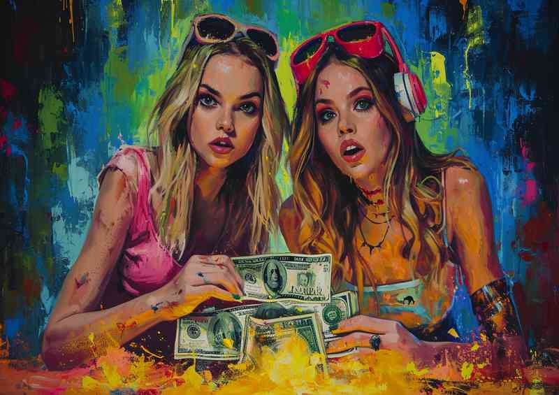 Money on my mind street art