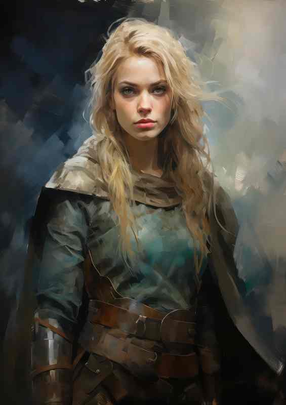 The Golden Age of Norse viking woman fighting