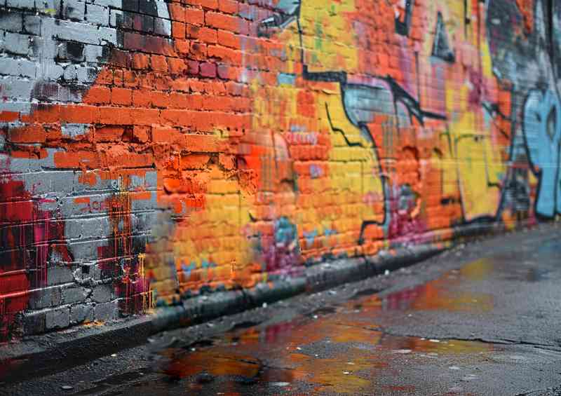 The street art wall