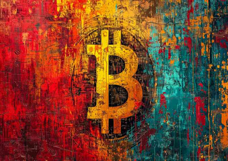 wall graffiti bit coins