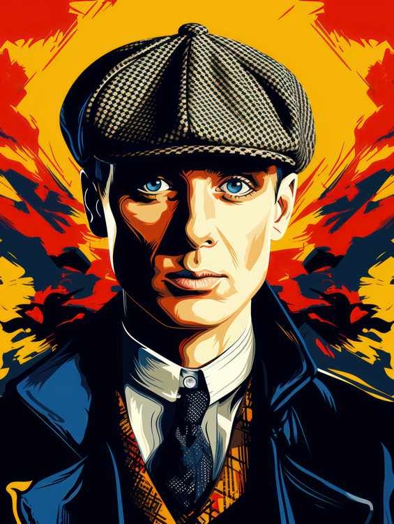 Thomas Shelby pop art style