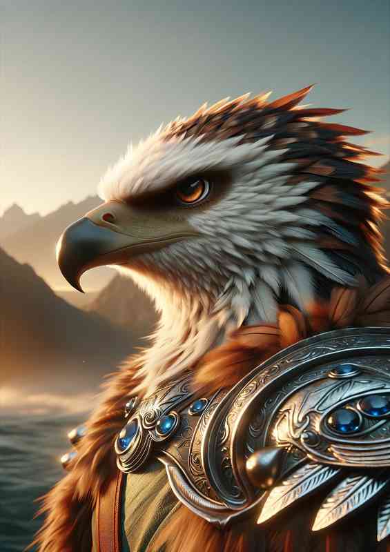 Eagle warrior focusing