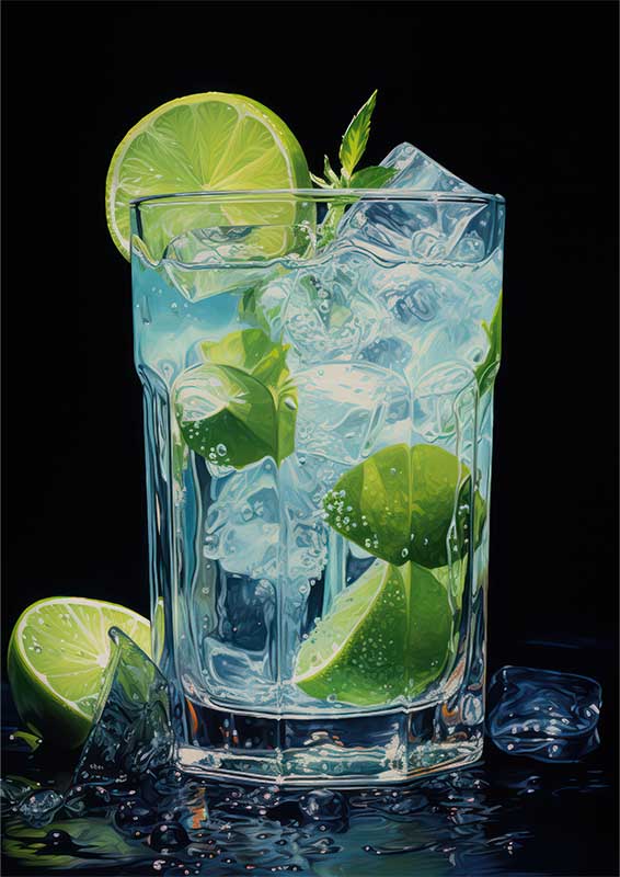 Firelit Cinnamon Sling with lime fruit