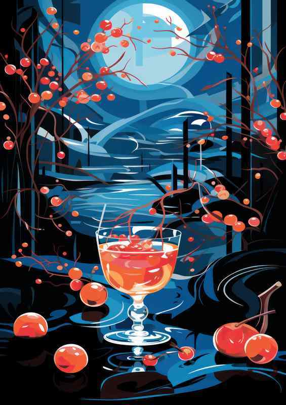 Inspired Party Drinks pink martini retro
