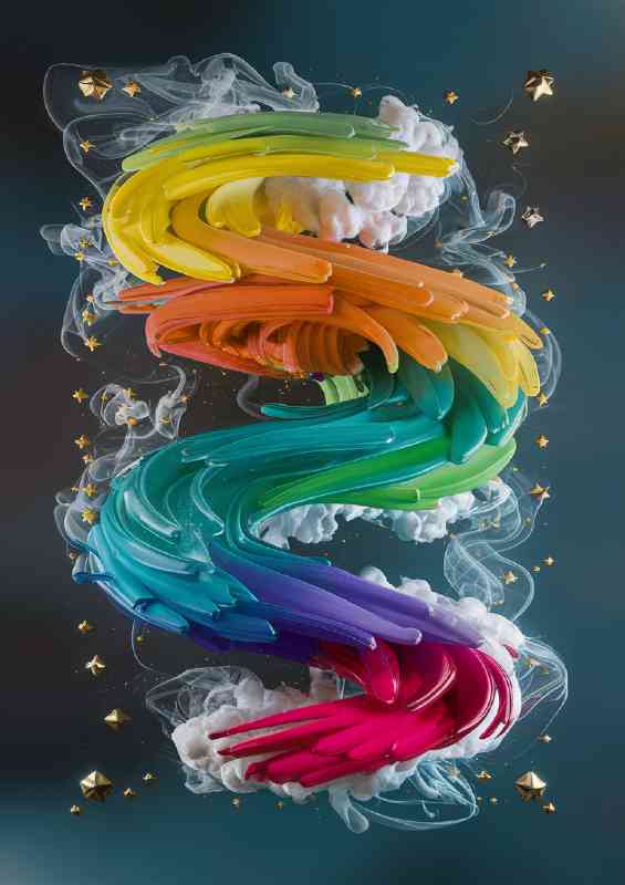 Stunning lines and swirls