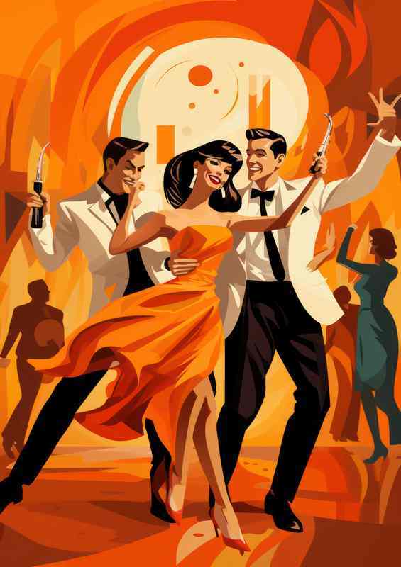 Twist and Shout dancing on the dance floor