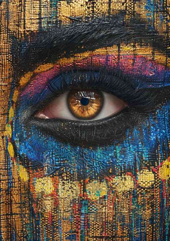 Illuminati eyes Egyptian portrait