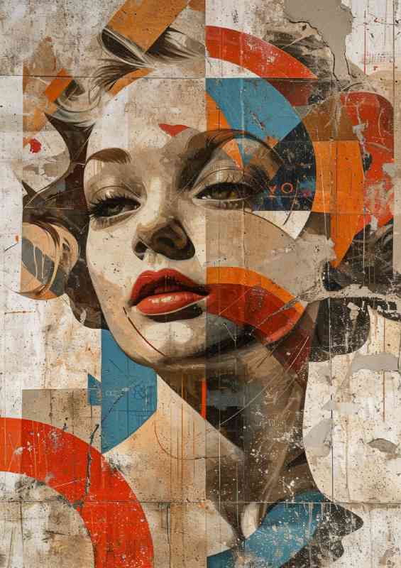 Graffiti wall paintings sandstone panels terra cotta