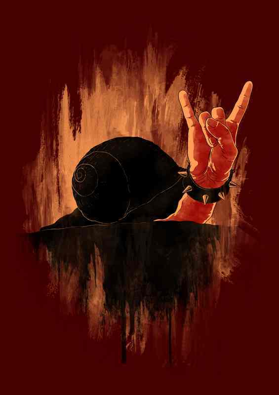 Rock Hard Snail Maroon