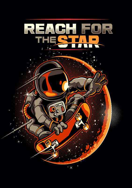 Astronaut reach for the stars