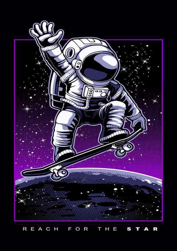 Astronaut skateboard