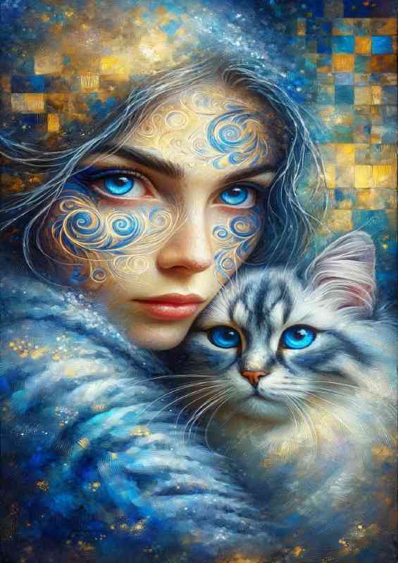 Bond between a woman and a Cat