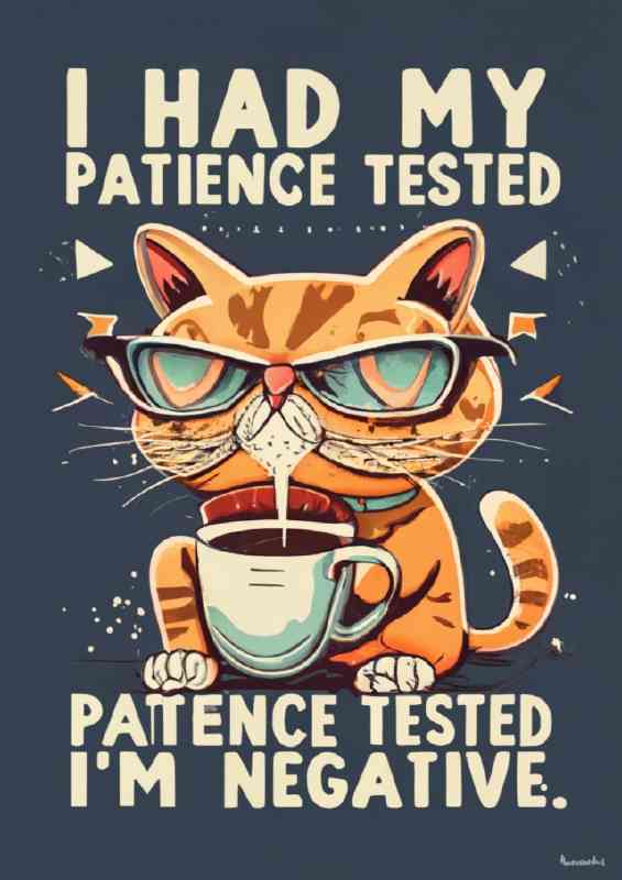 Cute Angry cat Patience tested