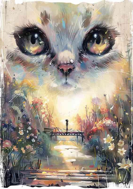 Cute cat in the medows
