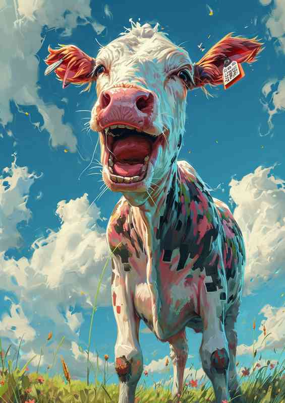 Maggie the crazy laughing cow