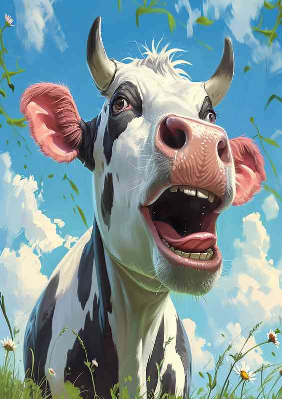 Stella the animated laughing cow