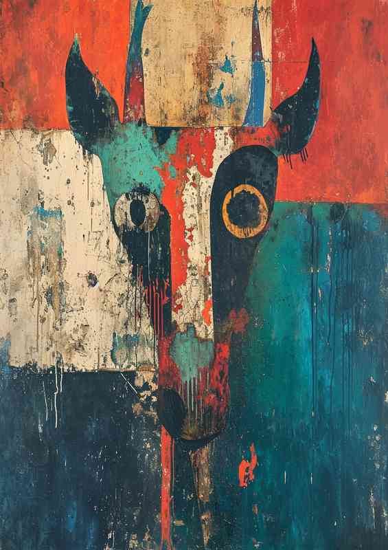 The cow abstract cubed