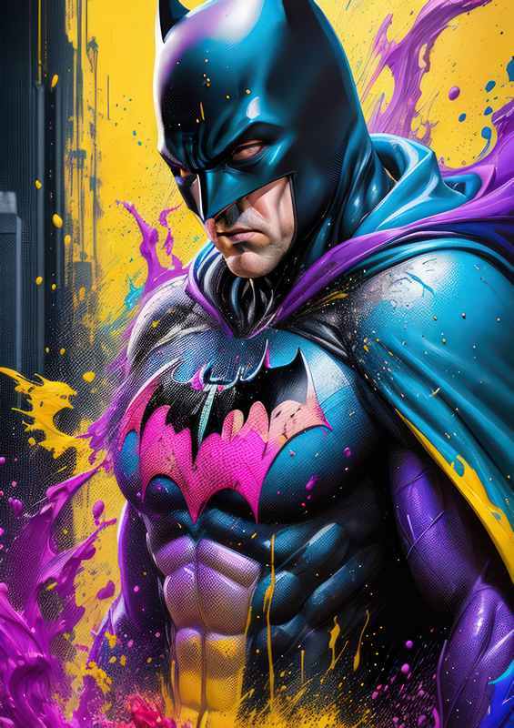 Dreams Batman splash art style