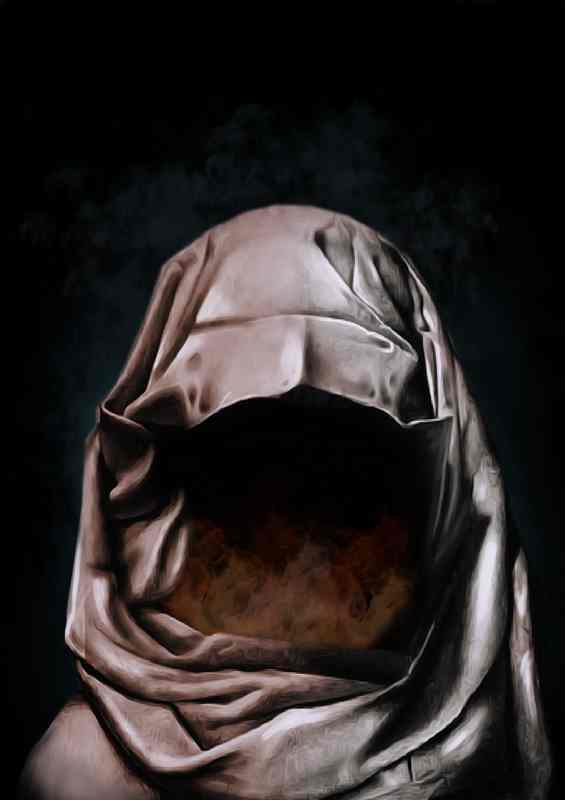 Hollow the lady behind the cloak