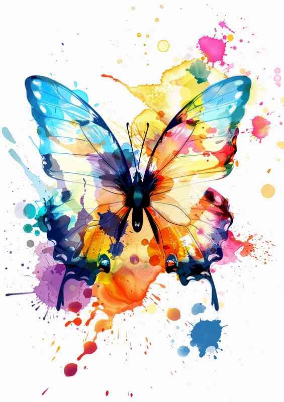 A wonderful butterfly multi coloured