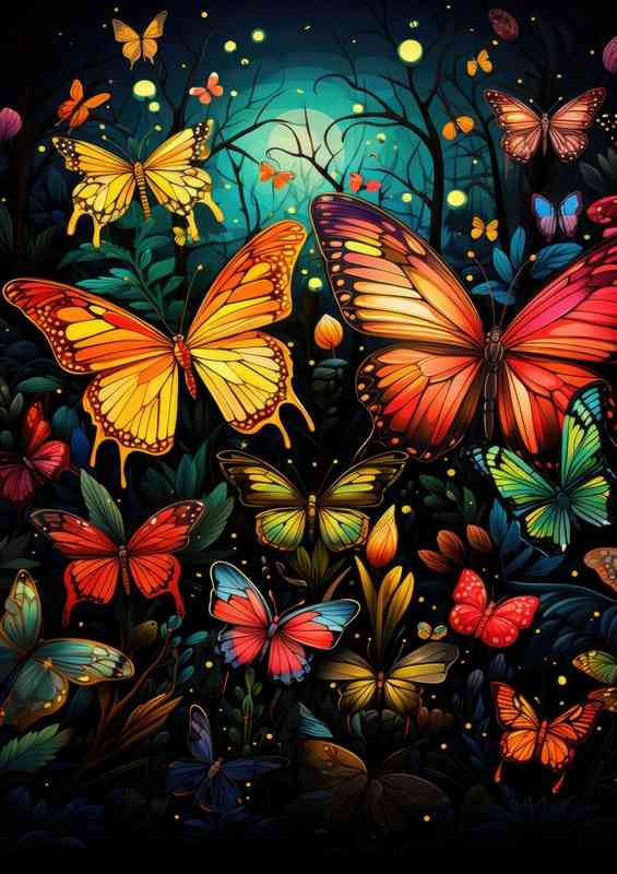 All Colours Butterflys