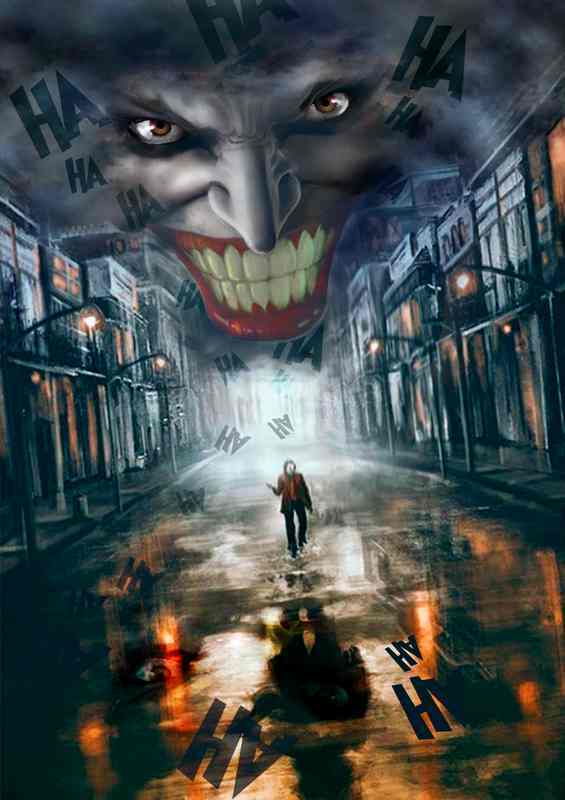 Joker down the street