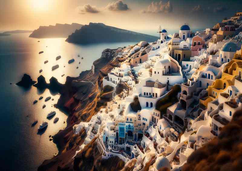 Aegeans White Beauty Santorini Greece