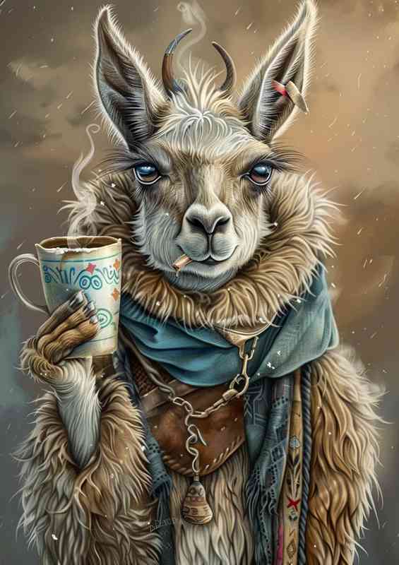 Style coffee and the Llama