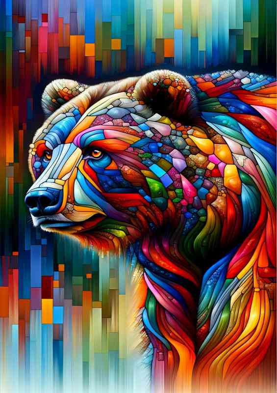 Adapted into the form of a powerful bear