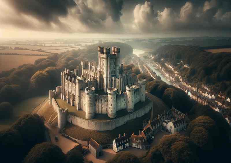 Arundel Castle in West Sussex The medieval castle