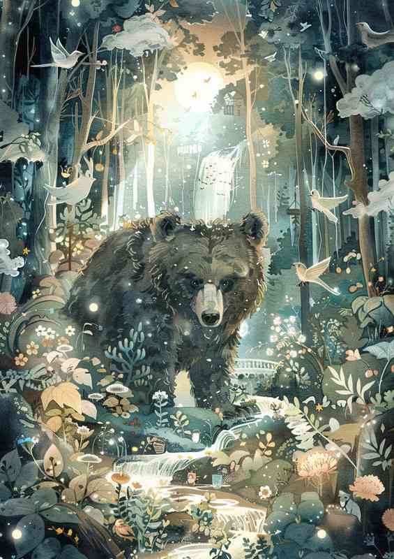 Bear in the woods