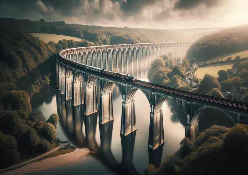 Balcombe Viaduct - Ouse Metal Poster