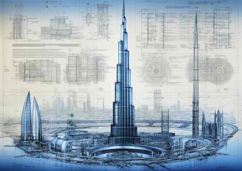 Dubais Majestic Tower Blueprint