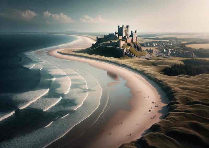 Bamburgh Castle Coastal Stronghold