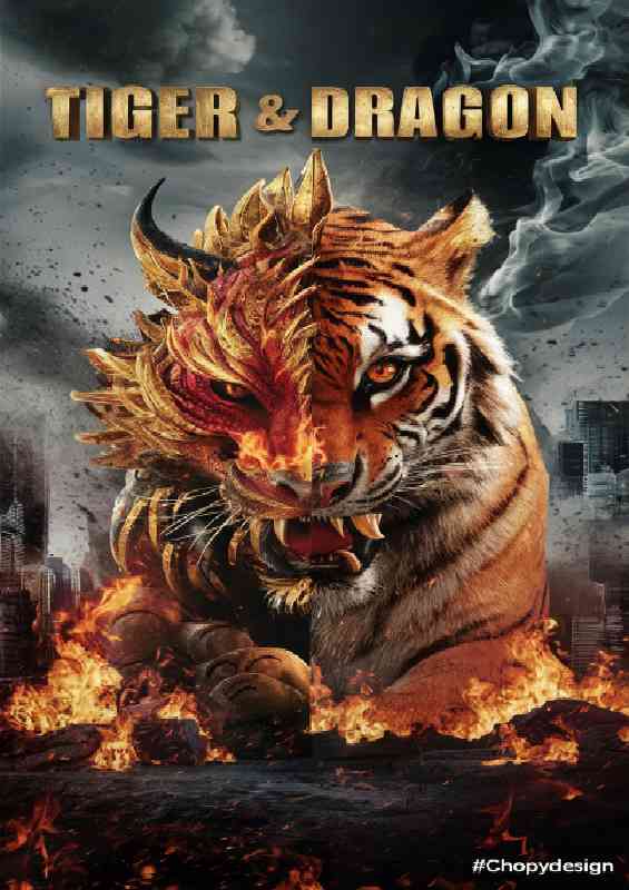 Intence Tiger and Dragon